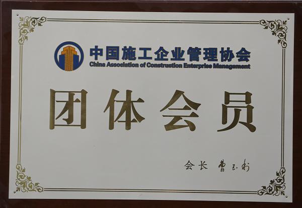 中国施工企业管理协会团体会员